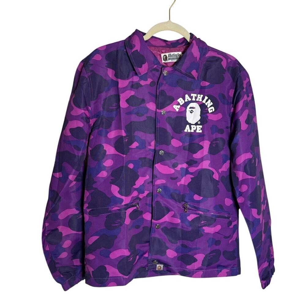 BAPE A Bathing Ape Camo Jacket Men's Sz. M